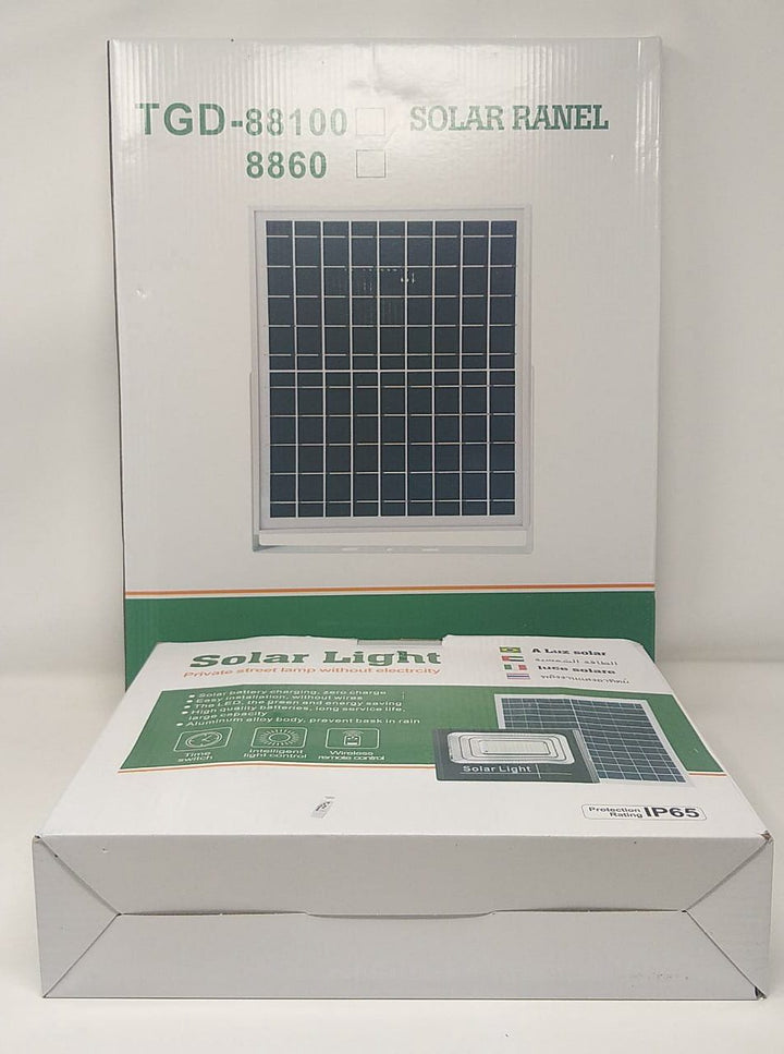 Lamp LED Solar Flood 200W TGD-88100-8860 with Solar Panel
