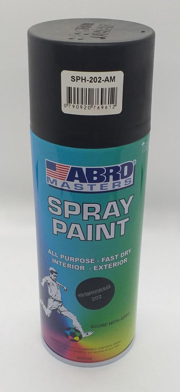 ABRO Tin Spray Black High Temperature #202