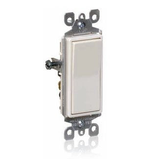 LEVITON Switch Decora 5601-2WM Single Pole White