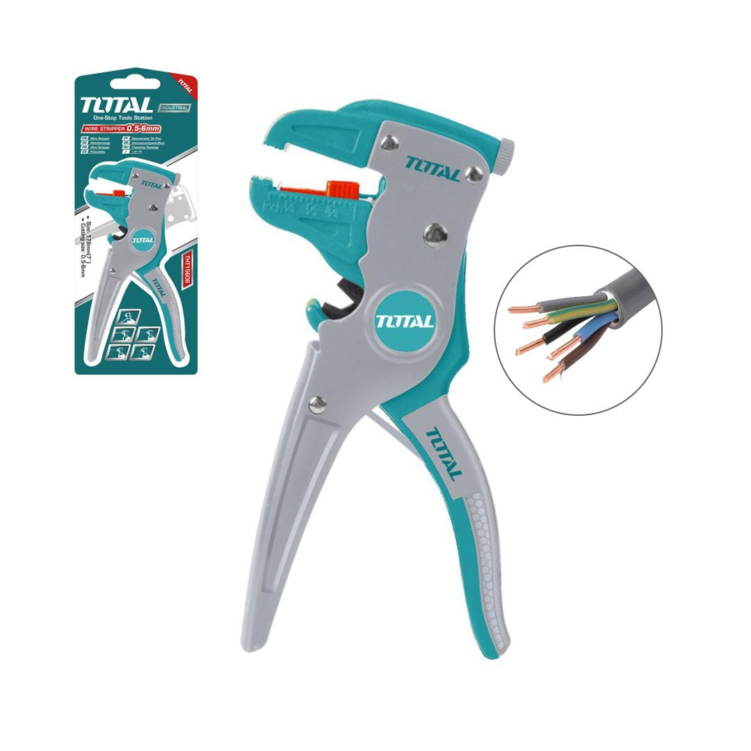 TOTAL Wire Stripper THT15606 178MM 7" 0.5-6M
