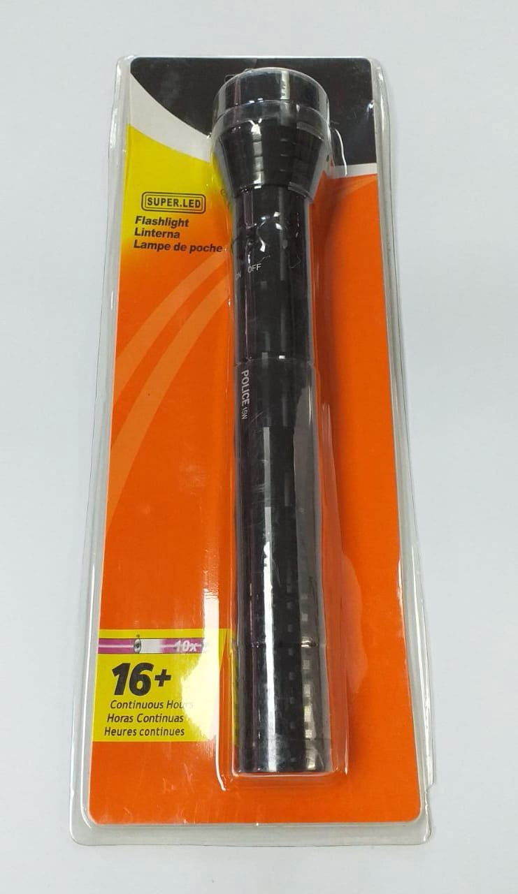 Torch Light Police 15W Super LED Black