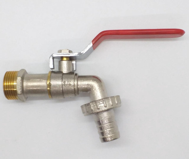 Bib Cork W/LEVER 3/4" Red Brass Thread