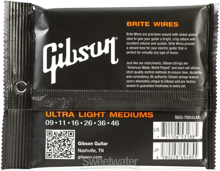 EPIPHONE LES PAUL Guitar String Epiphone SEG-700ULMC Ultra Ligh