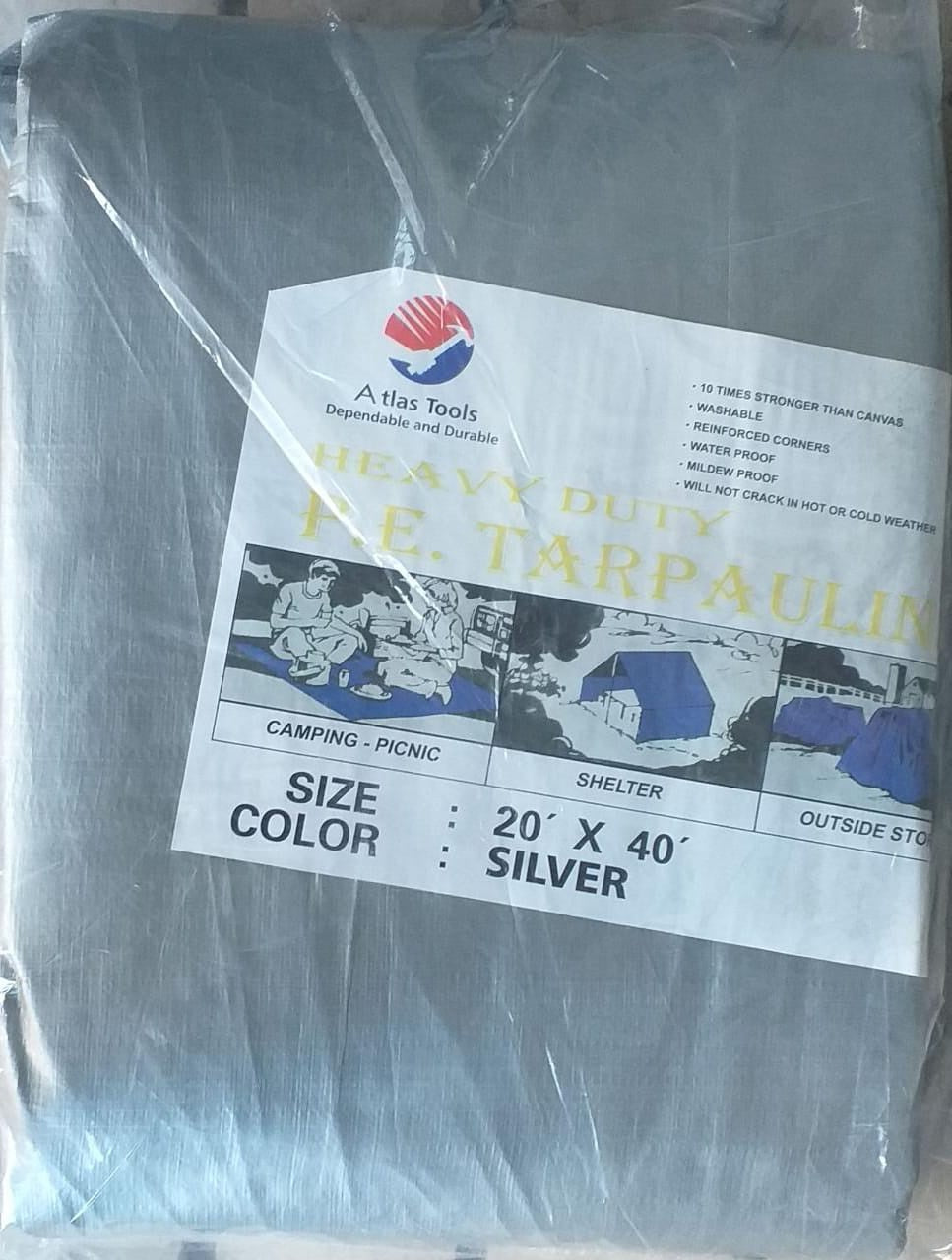 ATLAS Tarpaulin Silver 20'X 40'