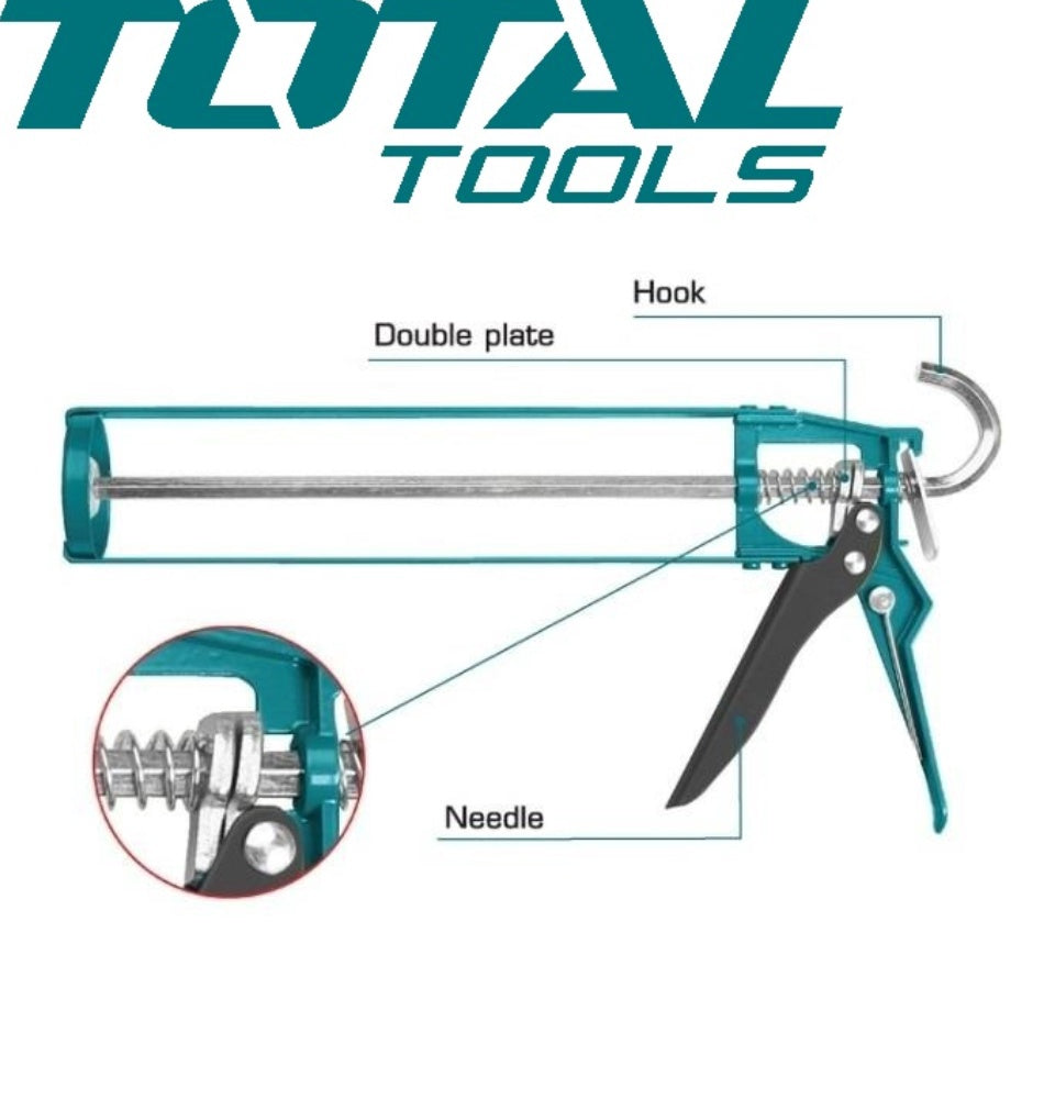 TOTAL Caulking Gun THT21309 Skeleton