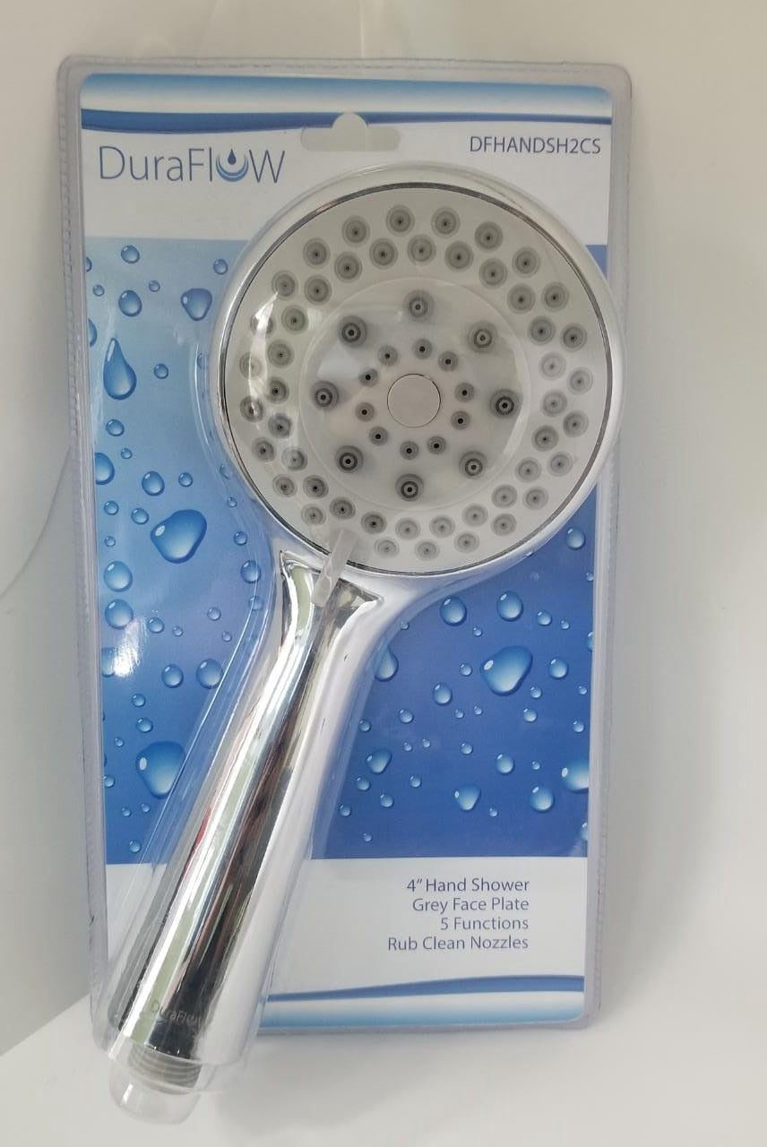 DURAFLOW Shower Hand Held 4" DFHANDSH2CS 5 Function