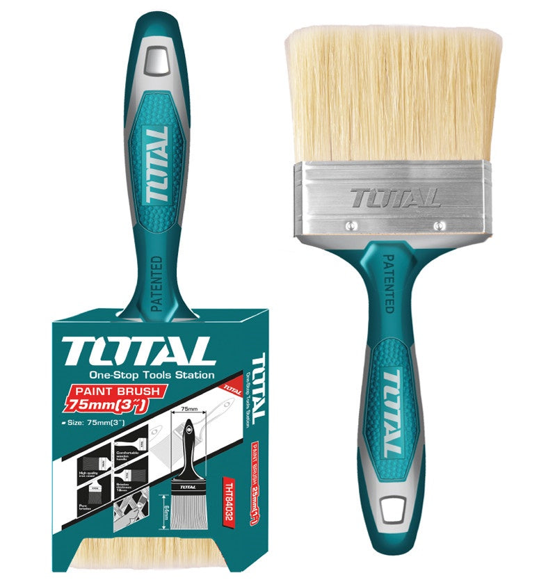 TOTAL Paint Brush 3" THT84036 Thick Quality Paper Case