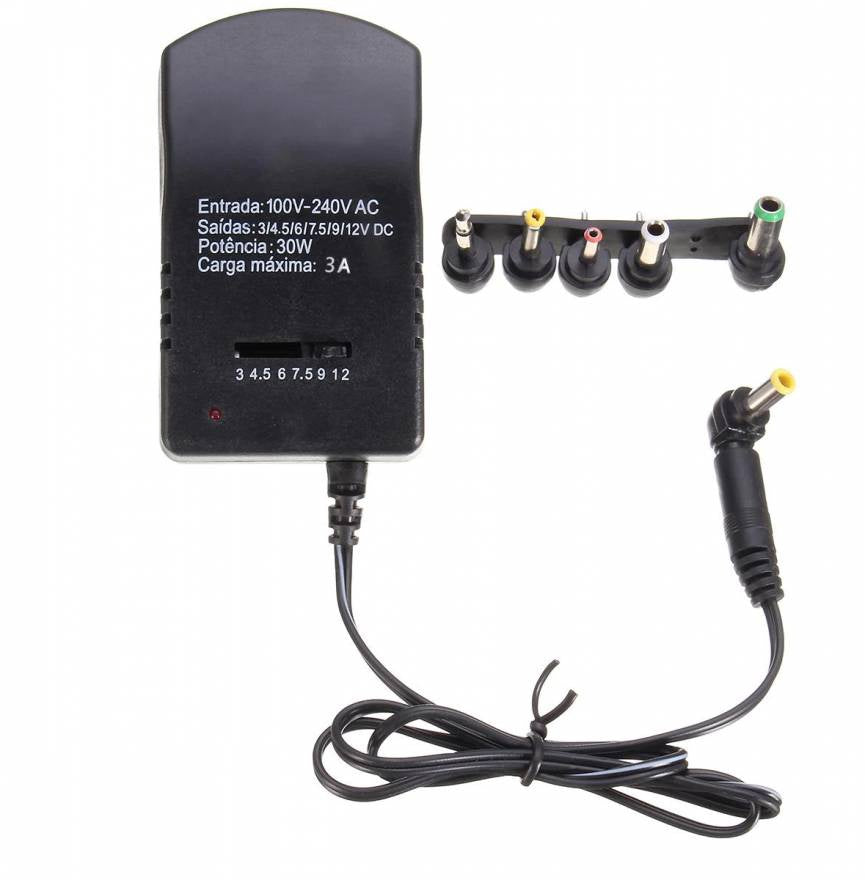 GENERIC Adaptor AC/DC 3.0A 6PLUGS HW668 MULTI-ROLE