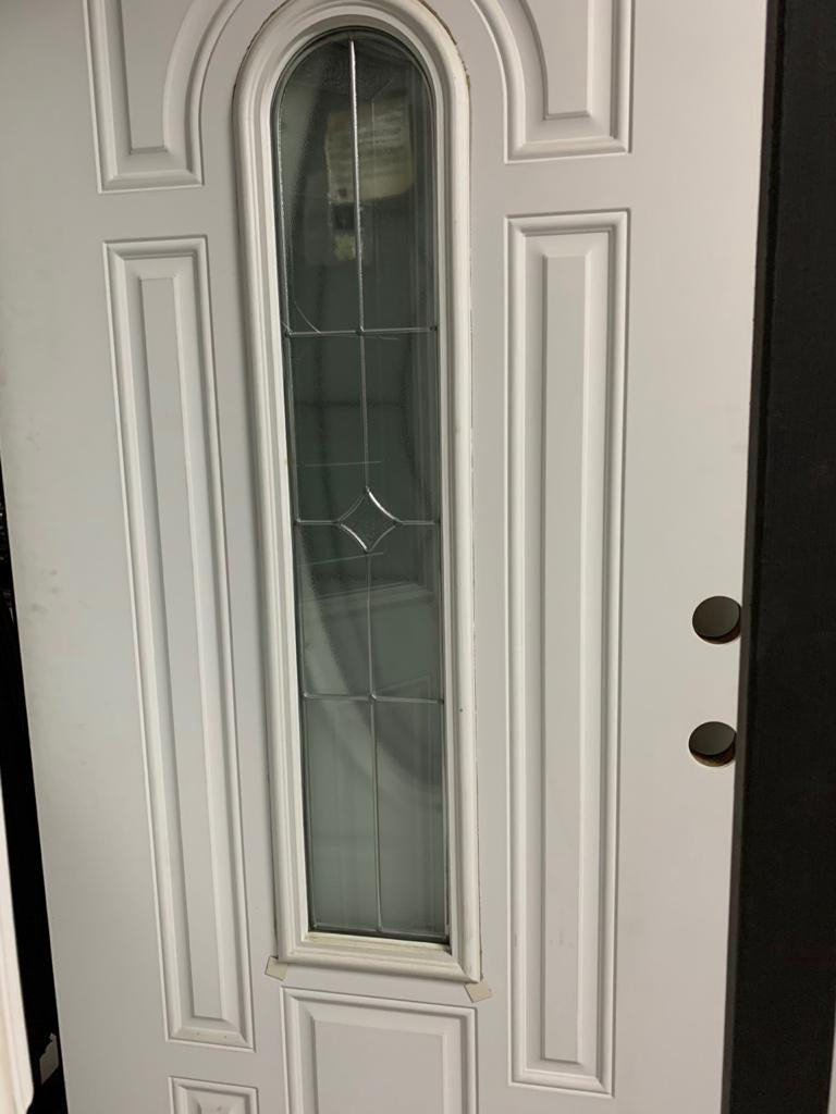 JELDWEN Door Steel Center Arch Gt R01432JW 36X80 Without Lock and Frame