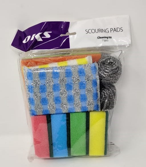 GENERIC Scouring Pads Cleaning Kit 11PCS Oks OKS-8811