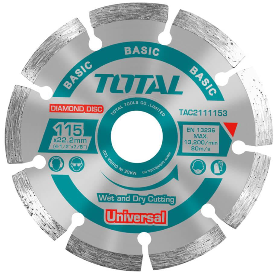 TOTAL Disc 4 1/2" Diamond TAC2111153 115MM