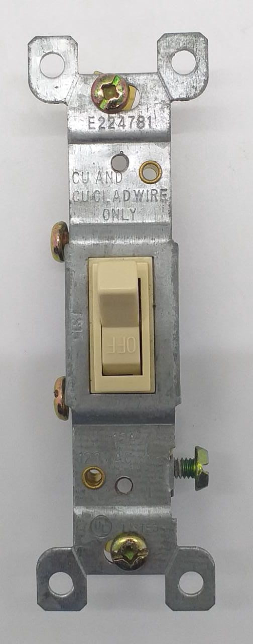 Switch 1/2" Cream No Cover/ No Base
