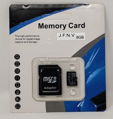 Computer Sd Micro Card 8GB with 1ADPTOR J.f.n.v