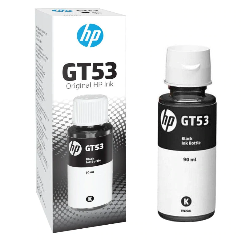 HP Computer Printer Ink GT53 Black 1VV22AL Bottle