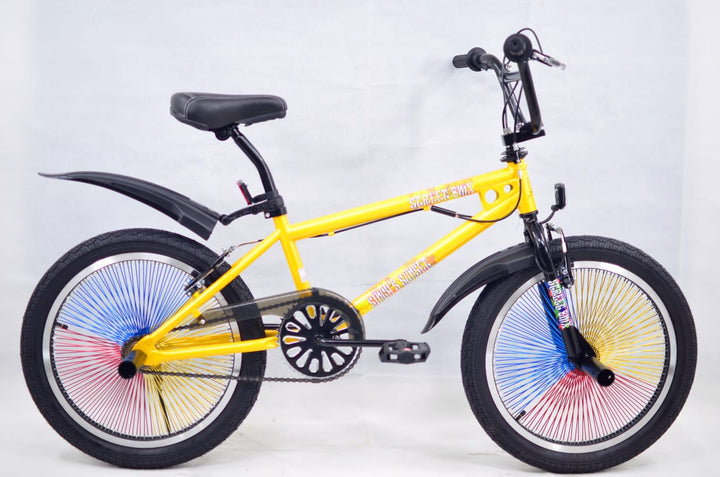 SINGH'S SUNSET Bicycle 20" Singh SS-FREESTYLE-140H Stunts Street Bmx Multicolor Spokes Rim