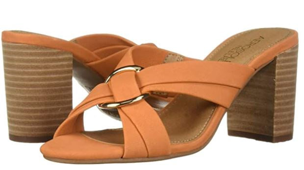 AEROSOLES Footwear Women's Highwater Heeled Sandal Orange