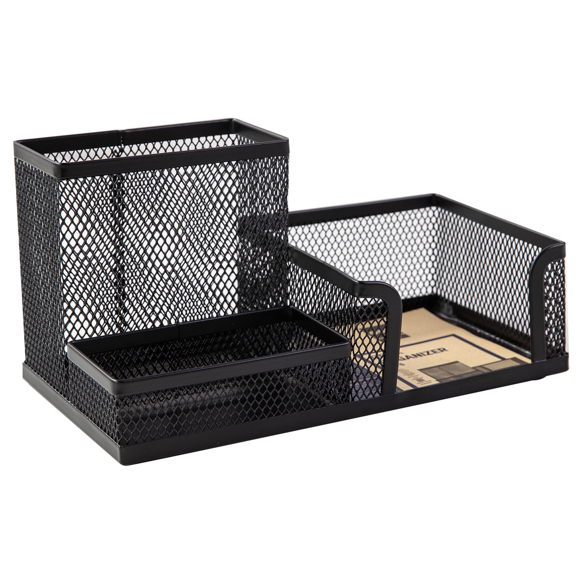 DELI Stationery Mesh Desk Organizer 9175 Metal