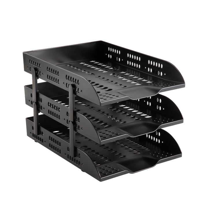 DELI Stationery File Tray 9215 3-TIER Black