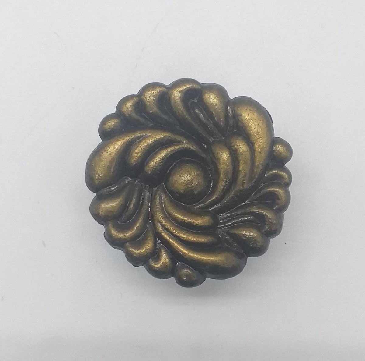 Draw Knob 15874 Brass Flower Designed