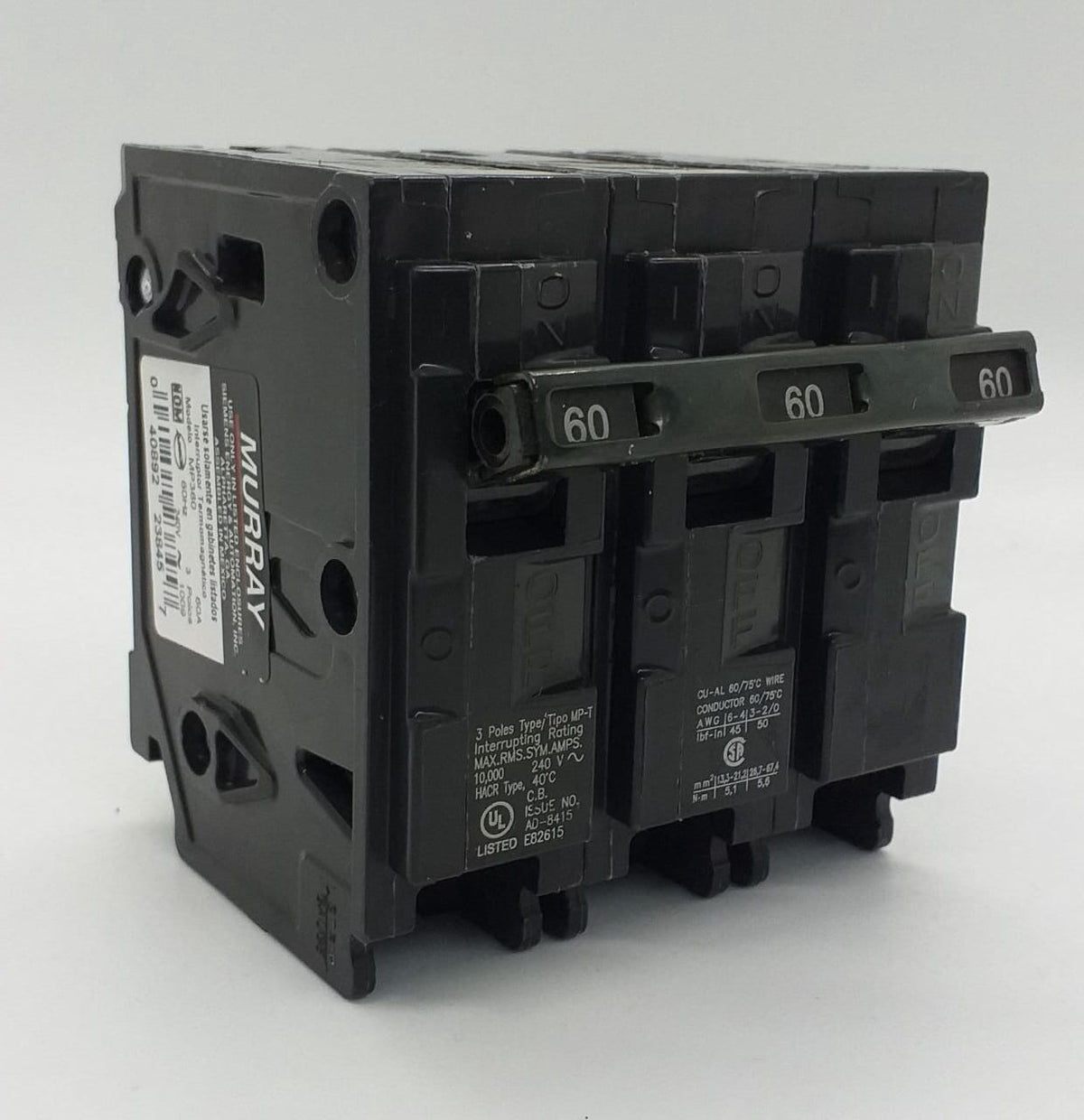 MURRAY Breaker 60AMPS T/POLE MP-360