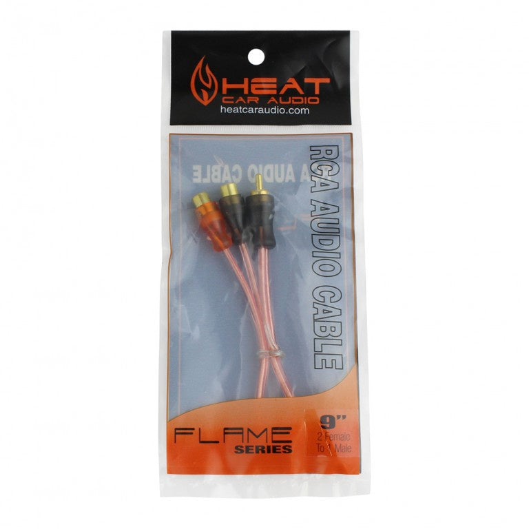 BLASTKING Lead 1 Rca M - 2 Rca F Y 9" I-HEAT RE2FY