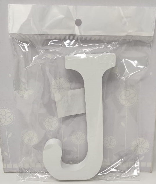 Party Letter White A-Z QM010 Cutout Wooden / A / H / H / H