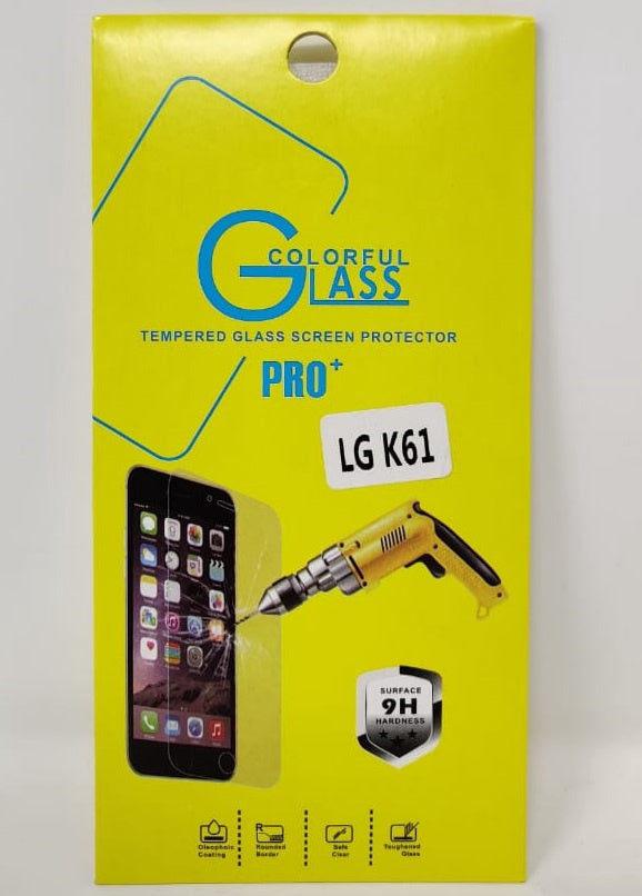 GENERIC Phone Screen Protector for Lg K61 Tempered Glass Pro+ Colorful Glass