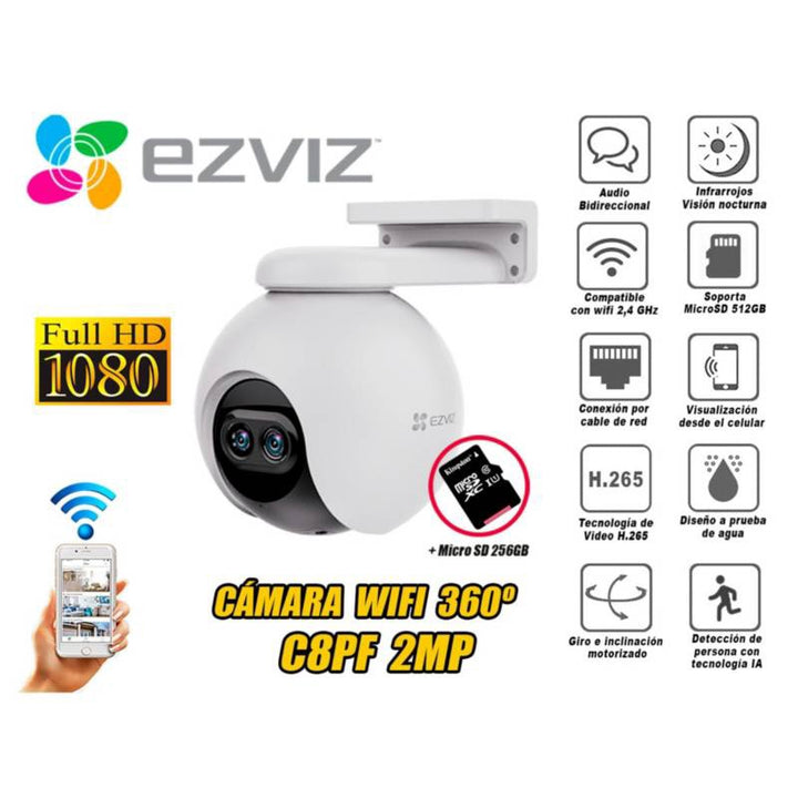EZVIZ Security Camera Smart WIFI CS-C8PF-A0-6E22WFR