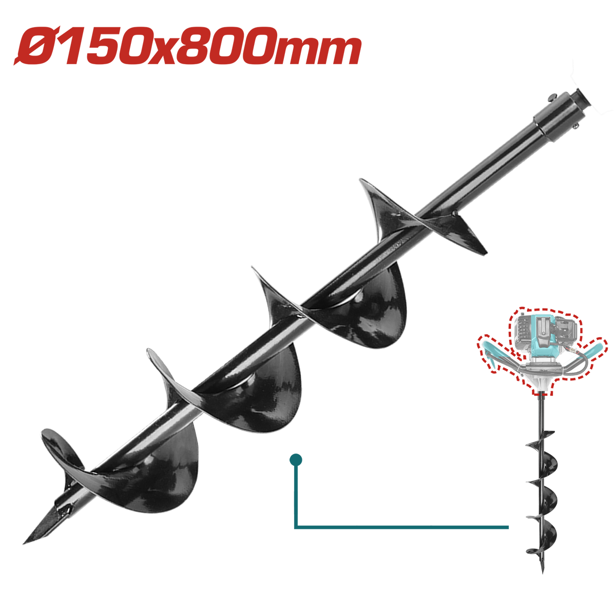 TOTAL Earth Auger Bit TEA55221-2