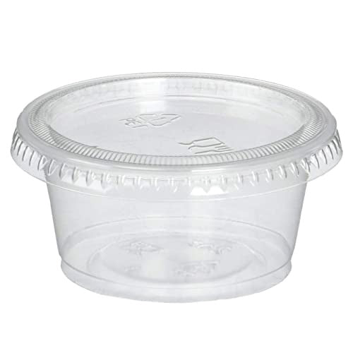 CENTRAL CAFE Food Tasting / Sample Cups with Lid 4OZ 20PCS Pack 400103
