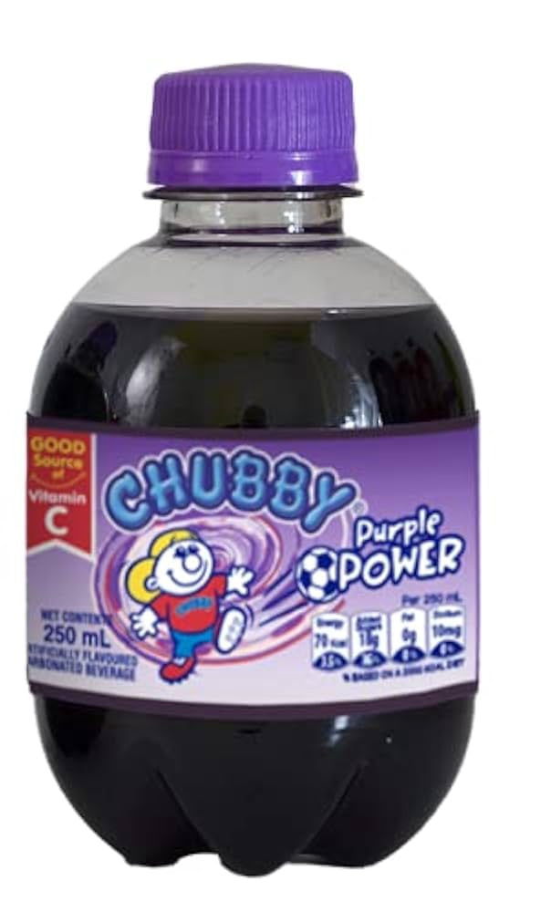 CHUBBY Purple Power Soda 250ML