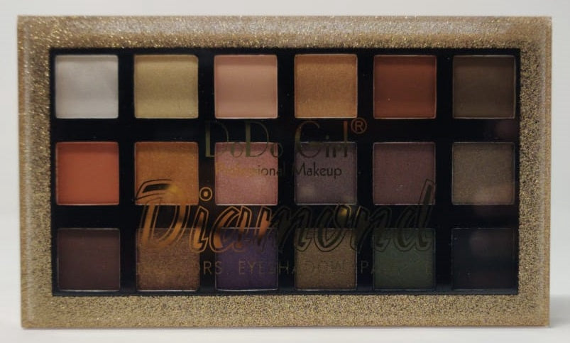 Makeup Eye Shadow Do Do Girl Diamond 18 Colors Palette D3159