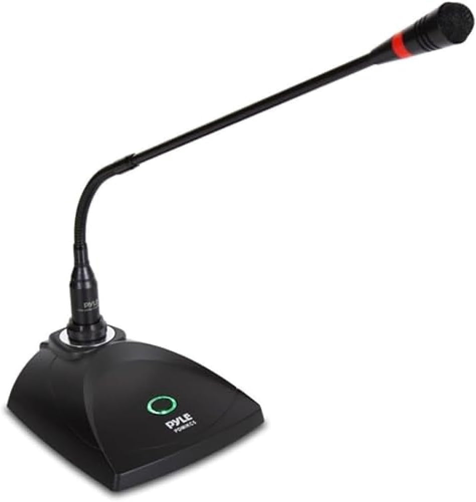 PYLE Microphone PDMIKC5 Podium Table Top Condenser Gooseneck
