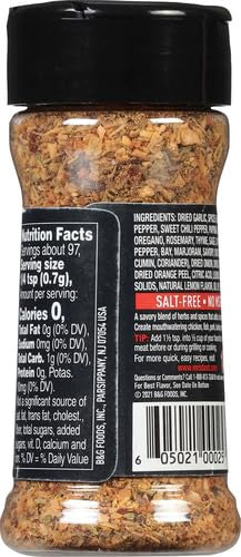 MRS DASH Chicken Grilling Blends Salt Free Seasoning Blend 2.4OZ 68G