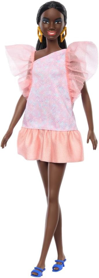BARBIE Toy Doll with Black Hair 65TH Anniversary Collectible