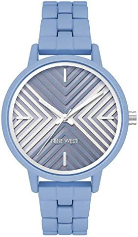 NINE WEST Watch Women Rubberrized Pink / Blue