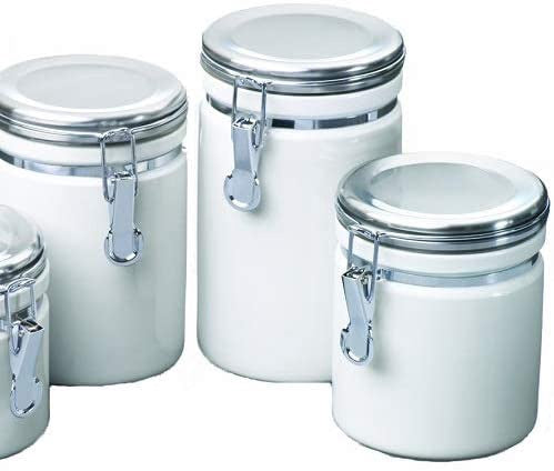 ANCHOR HOCKING Storage Container 4PC Canisters Hartford CI03922L20