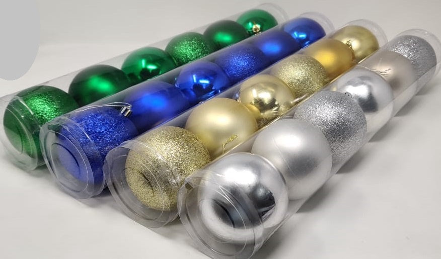 Christmas Decorations Balls DQ22 Large 6PCS Pack