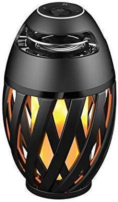 Music Box Bluetooth Flame Stmosphere Speaker LED Color Changing Light