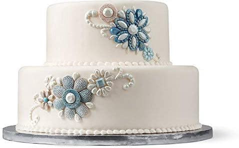 WILTON Baking Fondant and Gum Paste Silicone Mold Jewelry Blue 409-2528