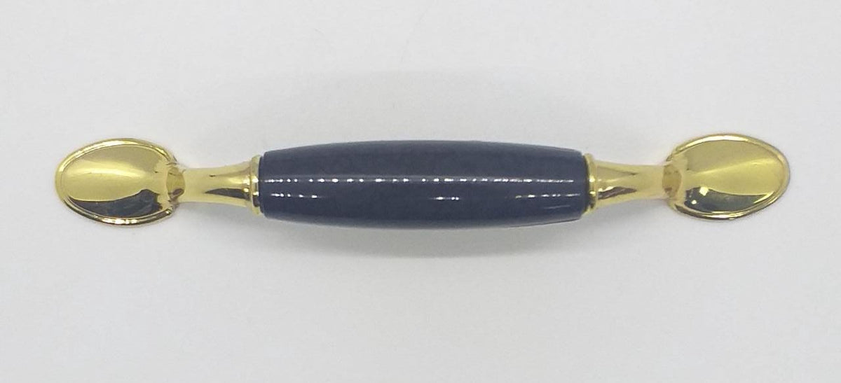 Draw Handle Y250-03 Gold & Black Heavy