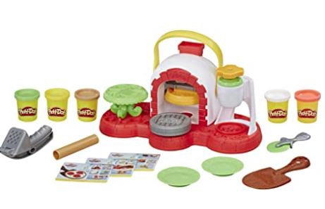 PLAY-DOH Toy Stamp 'N Top Pizza Oven 5 NON-TOXIC Colors