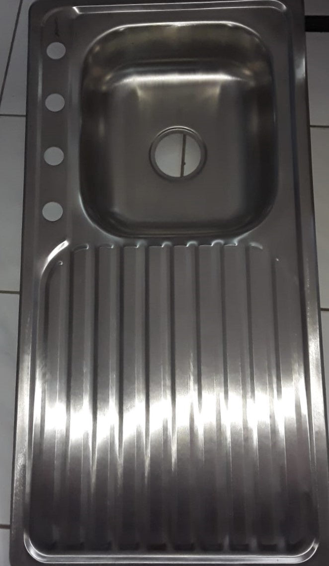 AQUAFLO Sink S/BOWL S/DRAIN 39 1/2"" X 20" Aquaflow BD10050