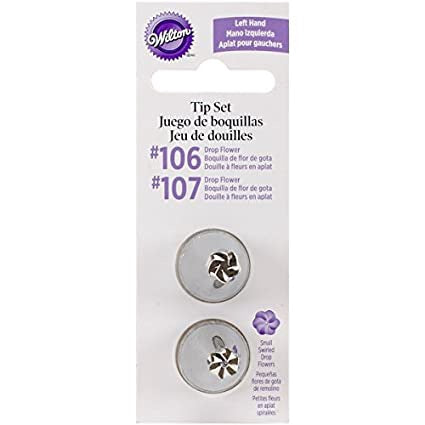 WILTON Baking Tip Set #106 #107 418-613