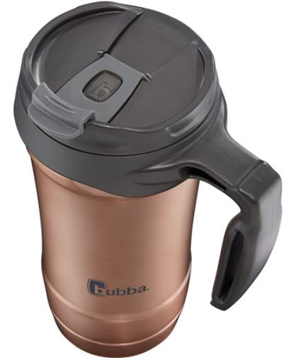BUBBA Travel Mug Hero DUAL-WALL VACUUM-INSULATED Stainless Steel 18 OZ.