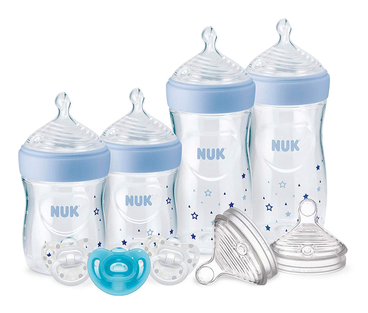 NUK Baby Simply Natural Bottles with Safetemp, Gift Set, 0+ Months