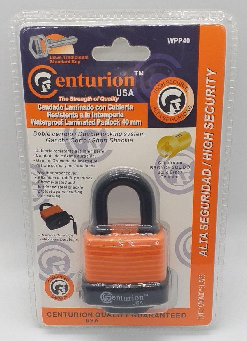 CENTURION Padlock 40MM WPP40 Weather Proof