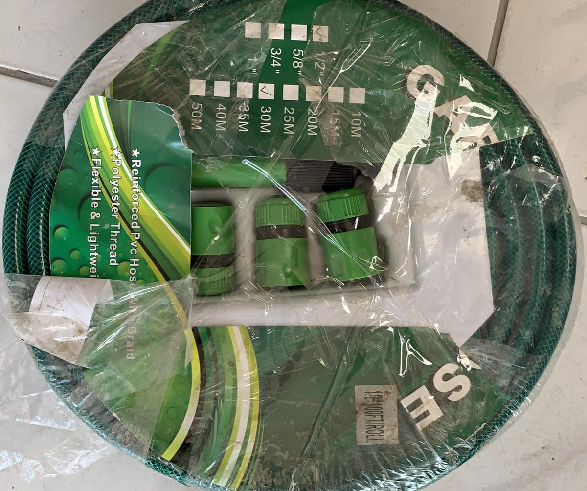 Hose 1/2" X 100FT Garden Hose W/NOZZLE Set
