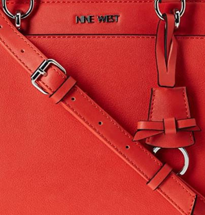 NINE WEST Bag Lillie Dome Satchel Red