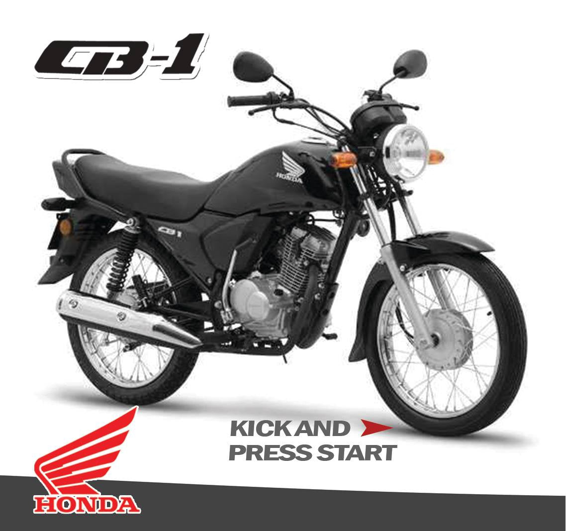 HONDA Motorcycle CB1 125CC Button & Kick Start